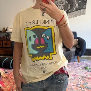 Pull&Bear Pink Floyd Cream T-Shirt